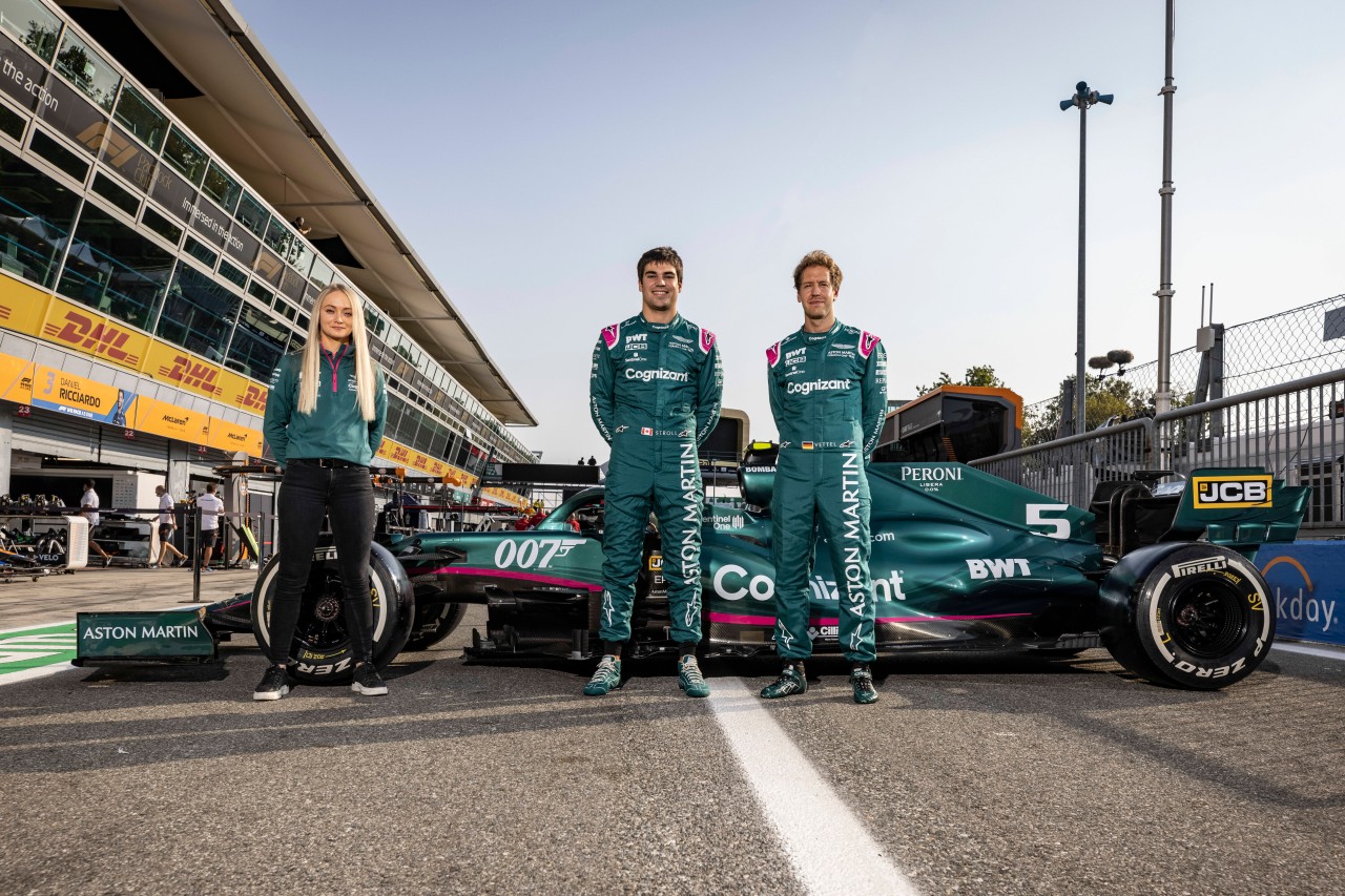 Gespaltene Meinungen bei Aston Martin: Lance Stroll (l.) und Sebastian Vettel (r.) sind sich uneinig. 