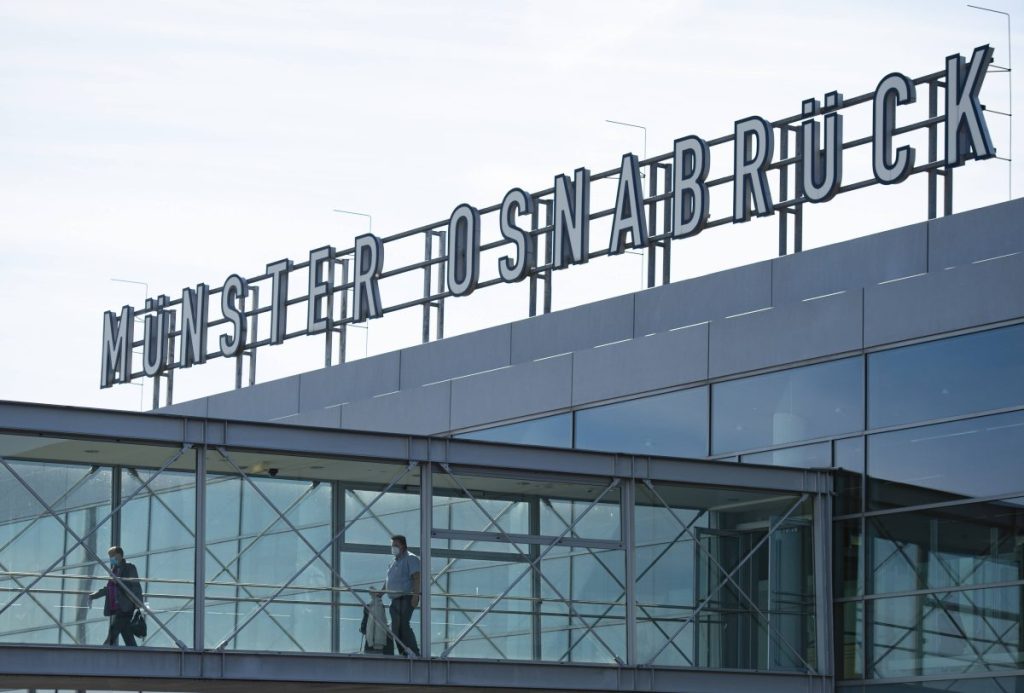 Außenansicht auf den Flughafen Münster/Osnabrück.