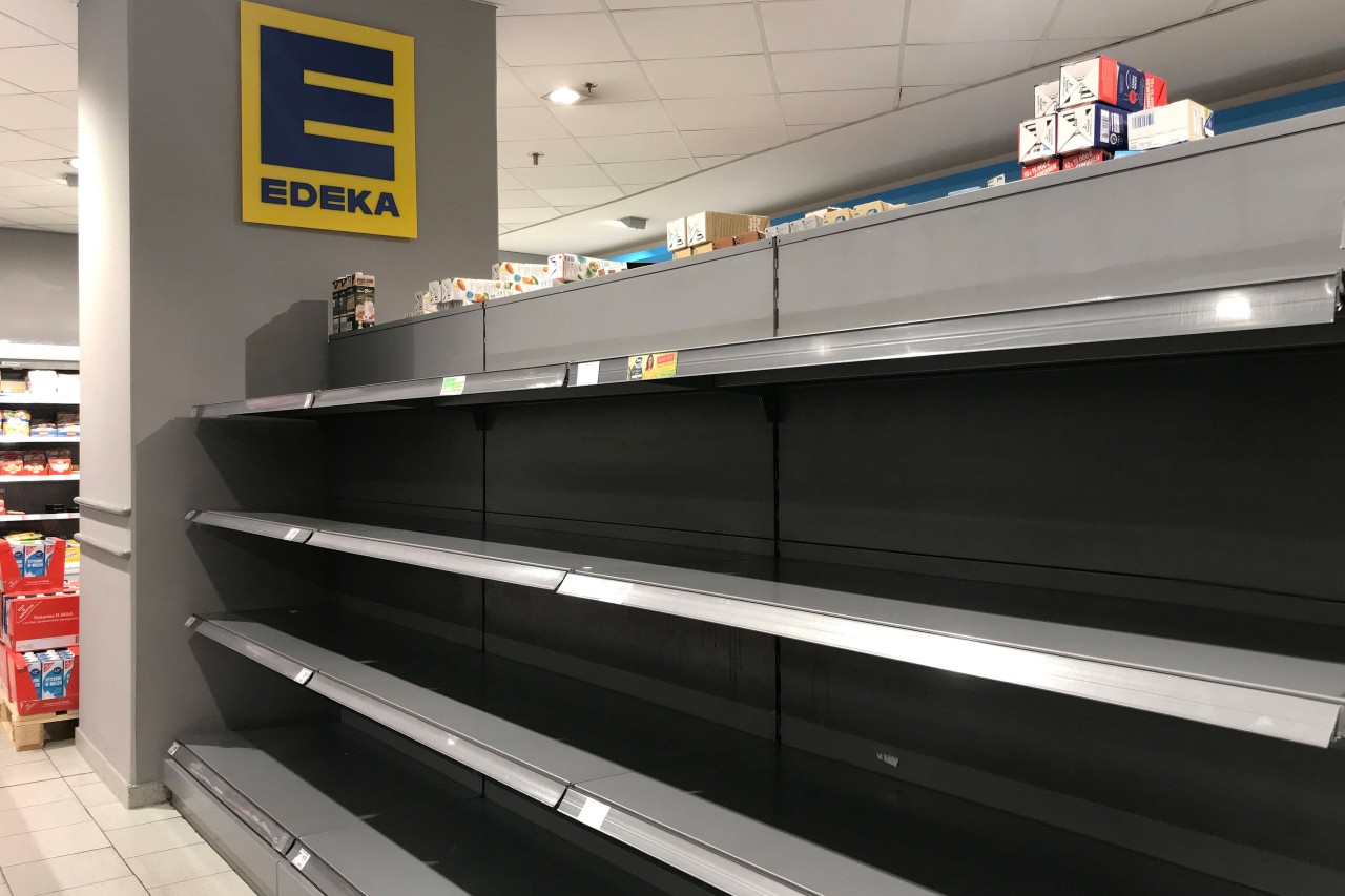 Edeka, Kaufland und Co: Drohen wieder leere Regale? (Archivbild) 