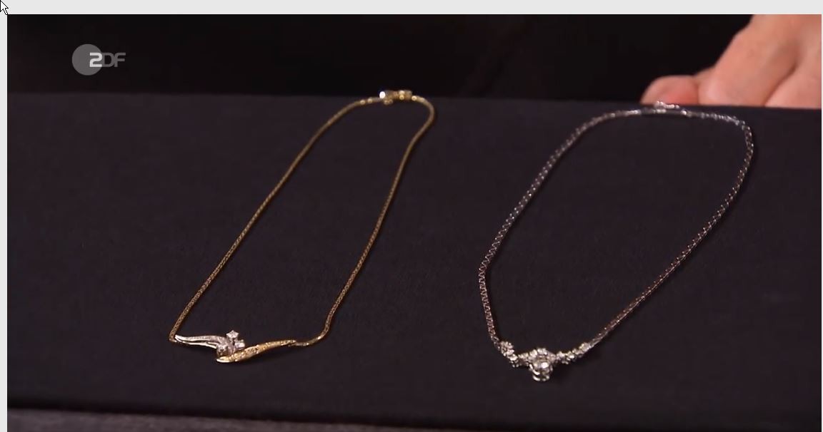 Diese beiden Goldketten brachte Daria Rutter aus Kevelaer zu „Bares für Rares“.