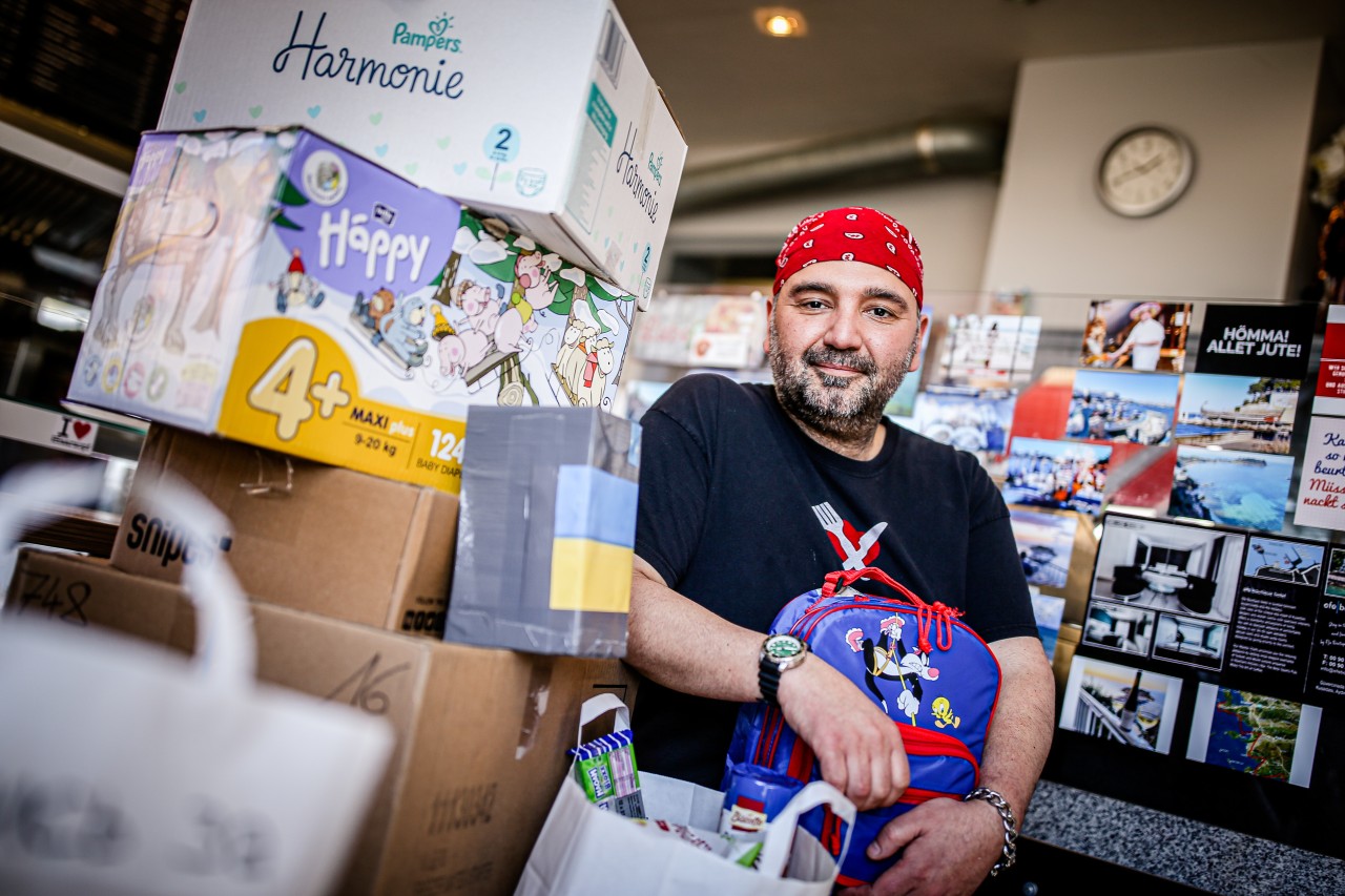 „Pommesbuden-Held“ Tarkan Yüzbasioglu aus Essen schildert Furchtbares aus der Ukraine. (Archivbild)