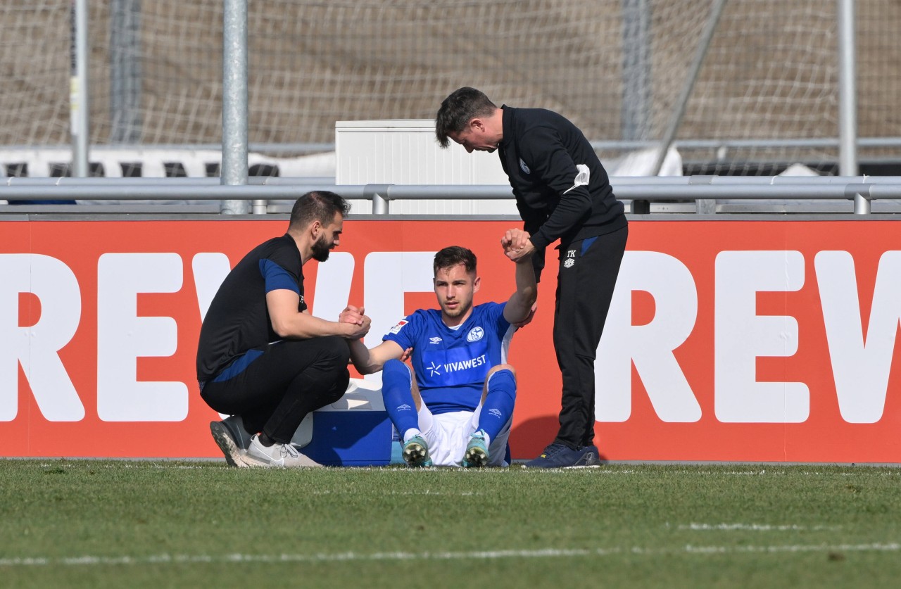 Pieringer nach seiner Verletzung im Test gegen Utrecht.