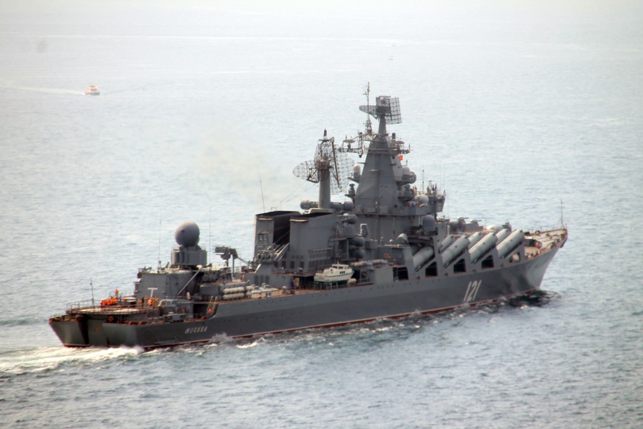 Russland hat sein wichtigstes Kriegsschiff durch einen vermeintlichen Angriff verloren. (Archivbild) 
