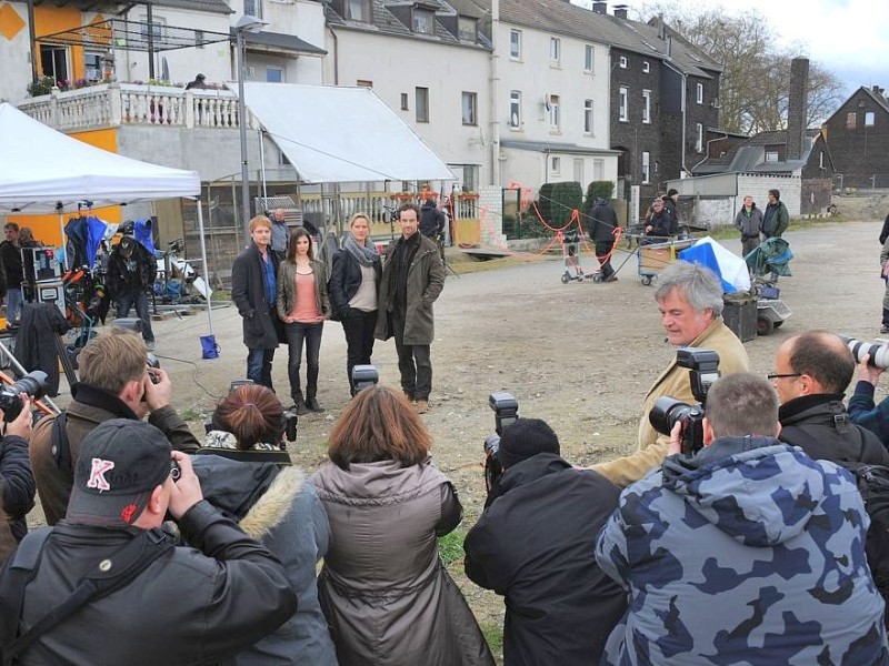 Dreharbeiten für den Tatort Dortmund am Phoenixsee.