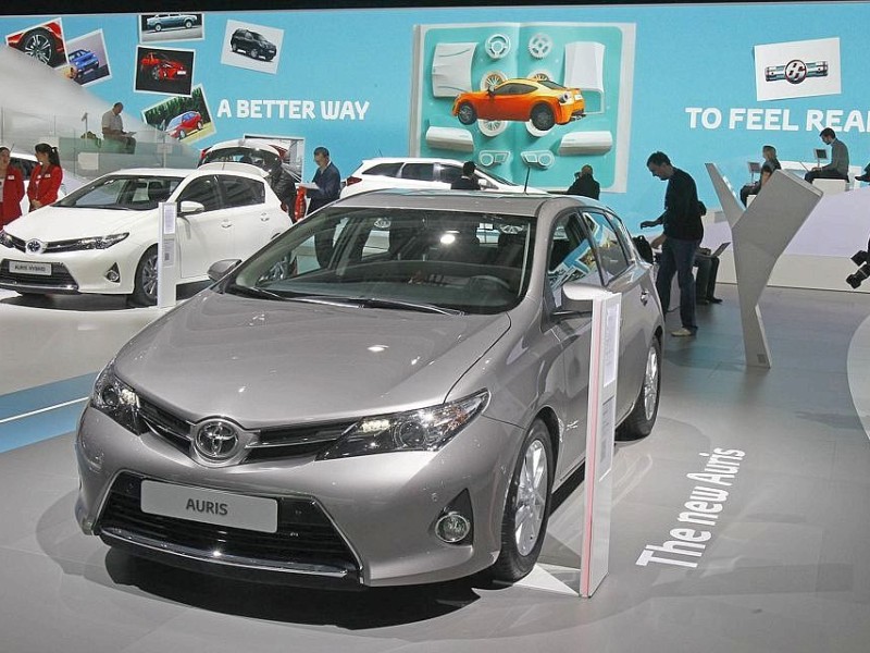 Toyota bei dem Autosalon in Paris.