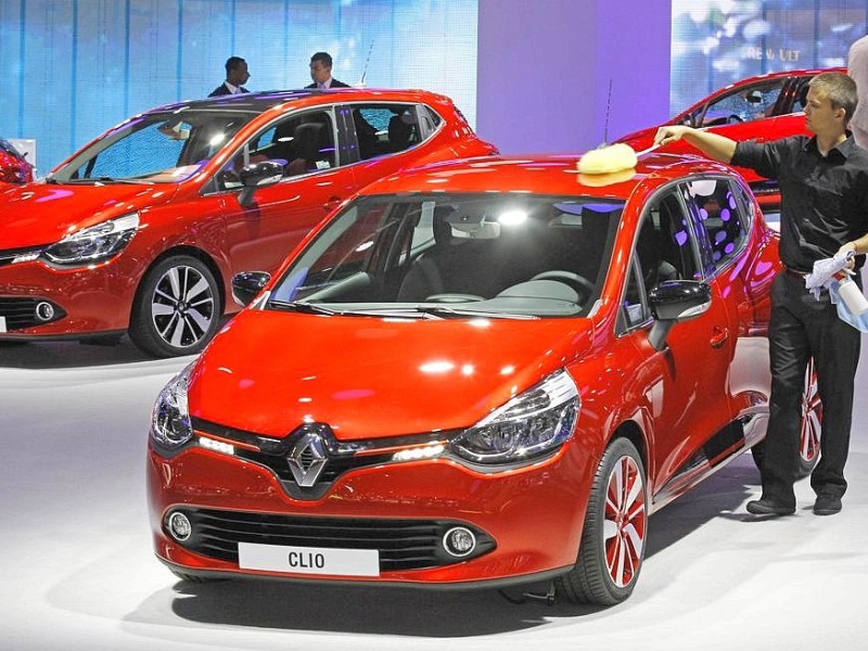 Renault bei dem Autosalon in Paris.