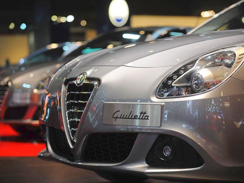 Der neue Alfa Romeo Giulietta beim Autosalon in Paris.