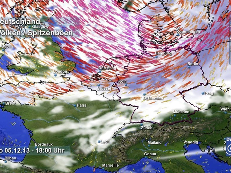 Über eineinhalb Tage soll Xaver Meteorologen zufolge über Norddeutschland toben - und damit länger als Christian, der ...