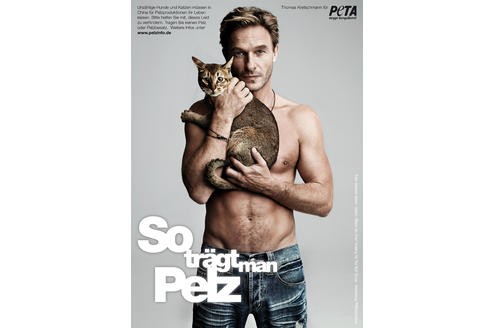 Schauspieler Thomas Kretschmann setzt sich auch für den Tierschutz ein.