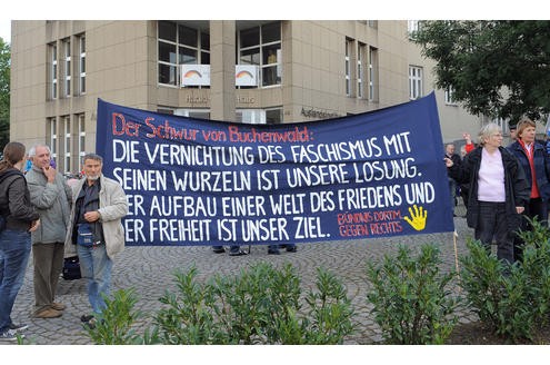 Gegen-Demo an der Steinwache.