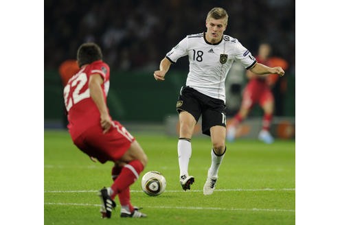 EM-Qualifikationsspiel Deutschland gegen Türkei, Endstand 3:0 (1:0).