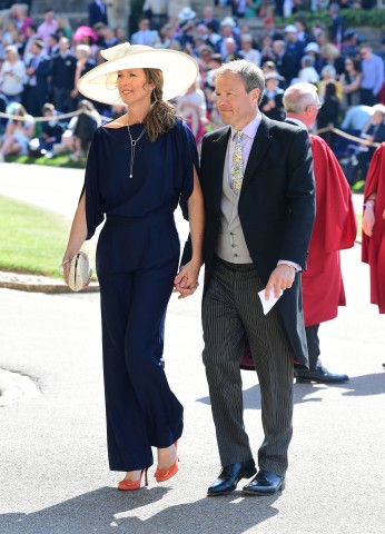 Tom Bradby und seine Frau Claudia waren unter anderem bei der Hochzeit von Prinz Harry und Meghan Markle dabei.