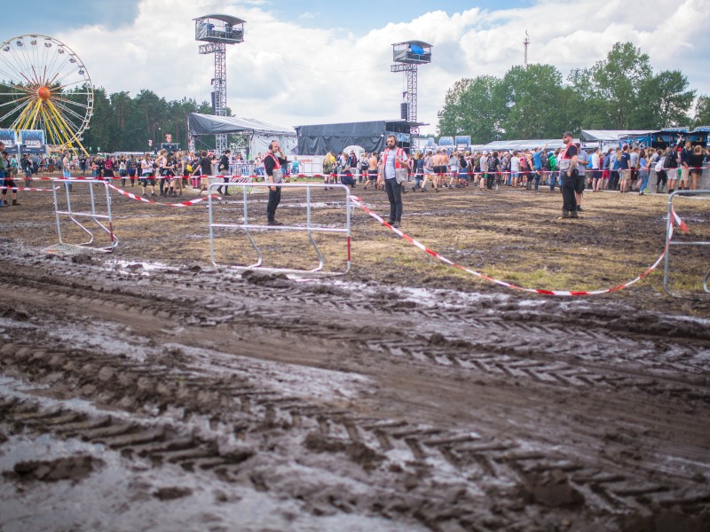 Am Sonntag konnte das Festival planmäßig starten.