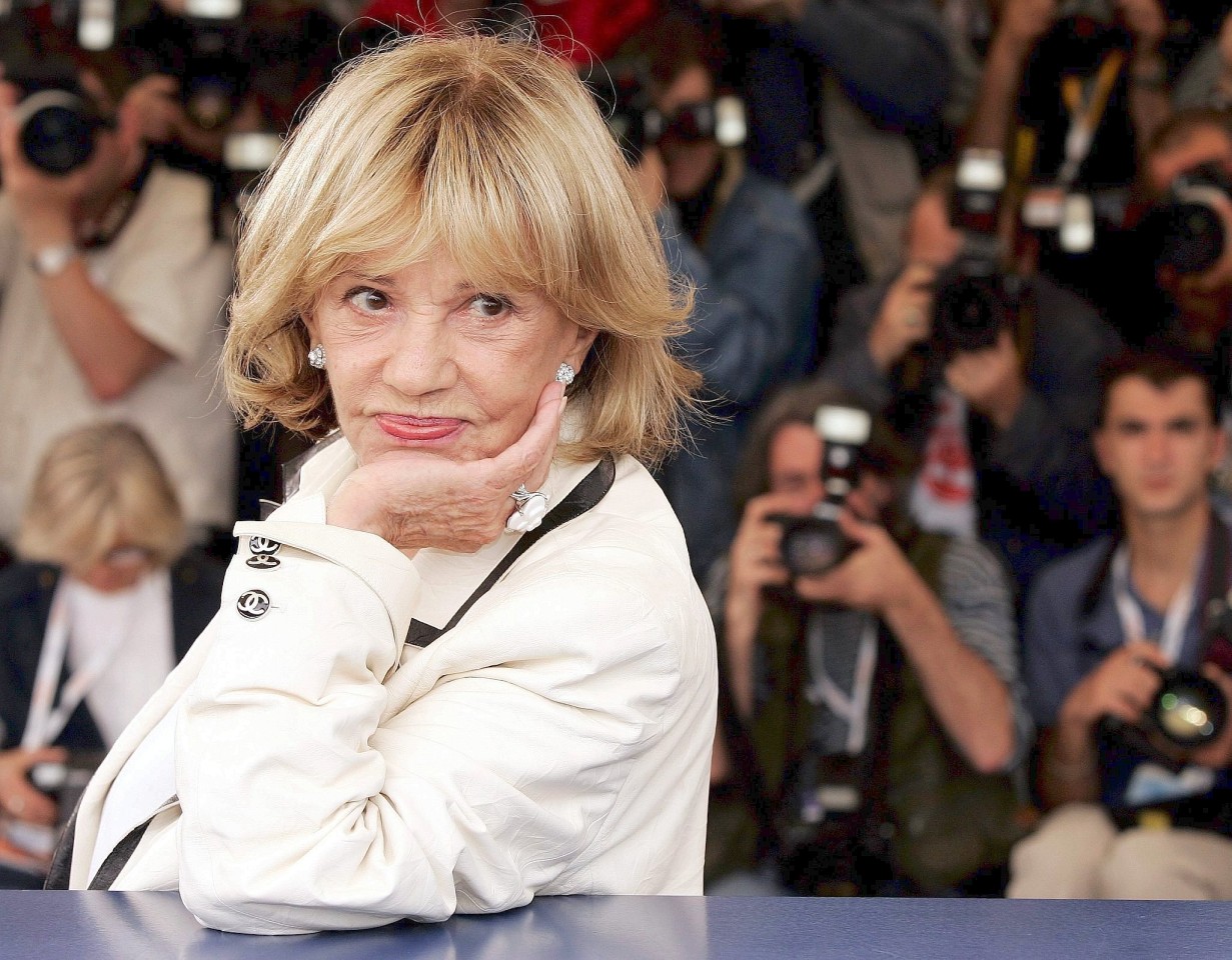 Auf den großen Filmfestivals war Jeanne Moreau zuhause, hier 2005 in Cannes. 