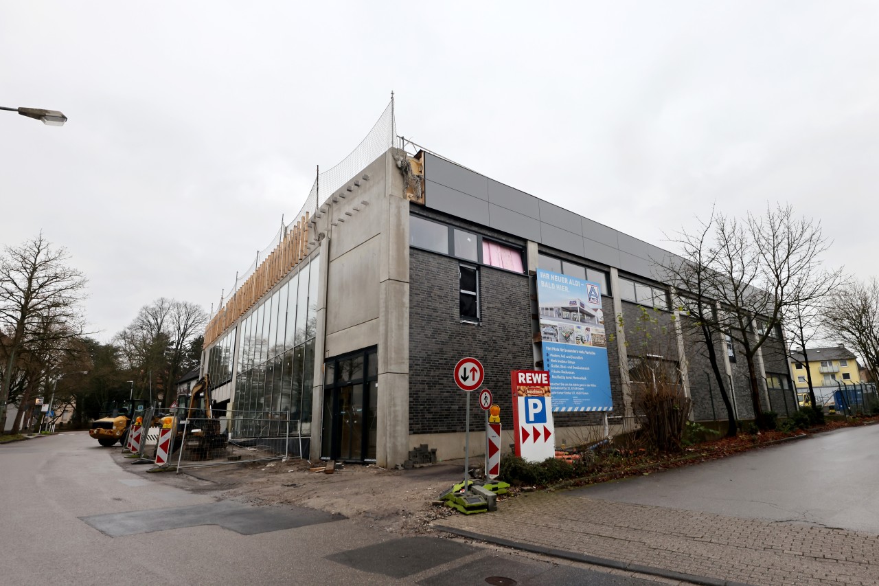 Der Bau der Aldi-Filiale in Essen-Heisingen verzögert sich.