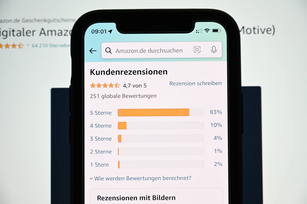 Amazon, Ebay und Co: Vorsicht vor Fake-Bewertungen (Symbolbild).