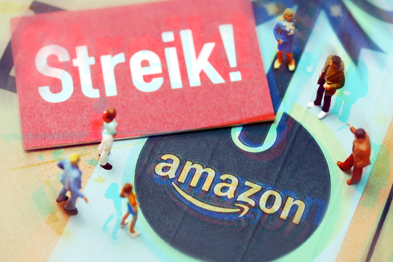 Bei Amazon legen die Angestellten die Arbeit nieder - Verdi ruft zum Warnstreik auf! (Symbolbild)