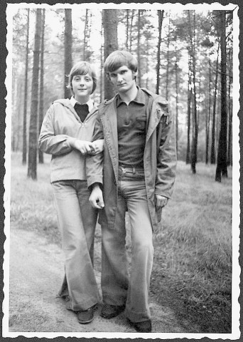 Angela Merkel: Foto mit ihrem ersten Ehemann. (Archivbild)