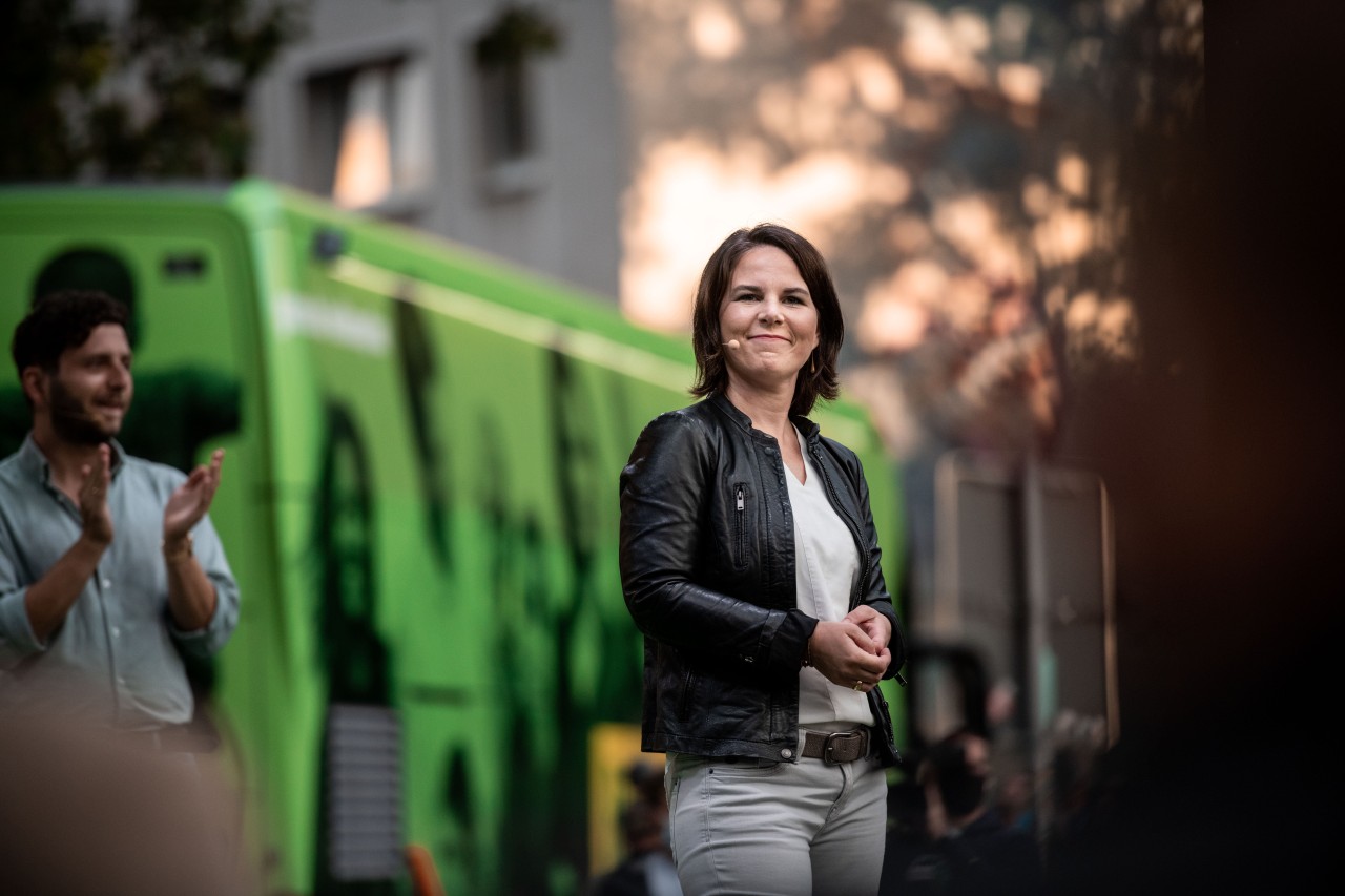 Annalena Baerbock: Fettnäpfchen bei einer Wahlkampfveranstaltung.