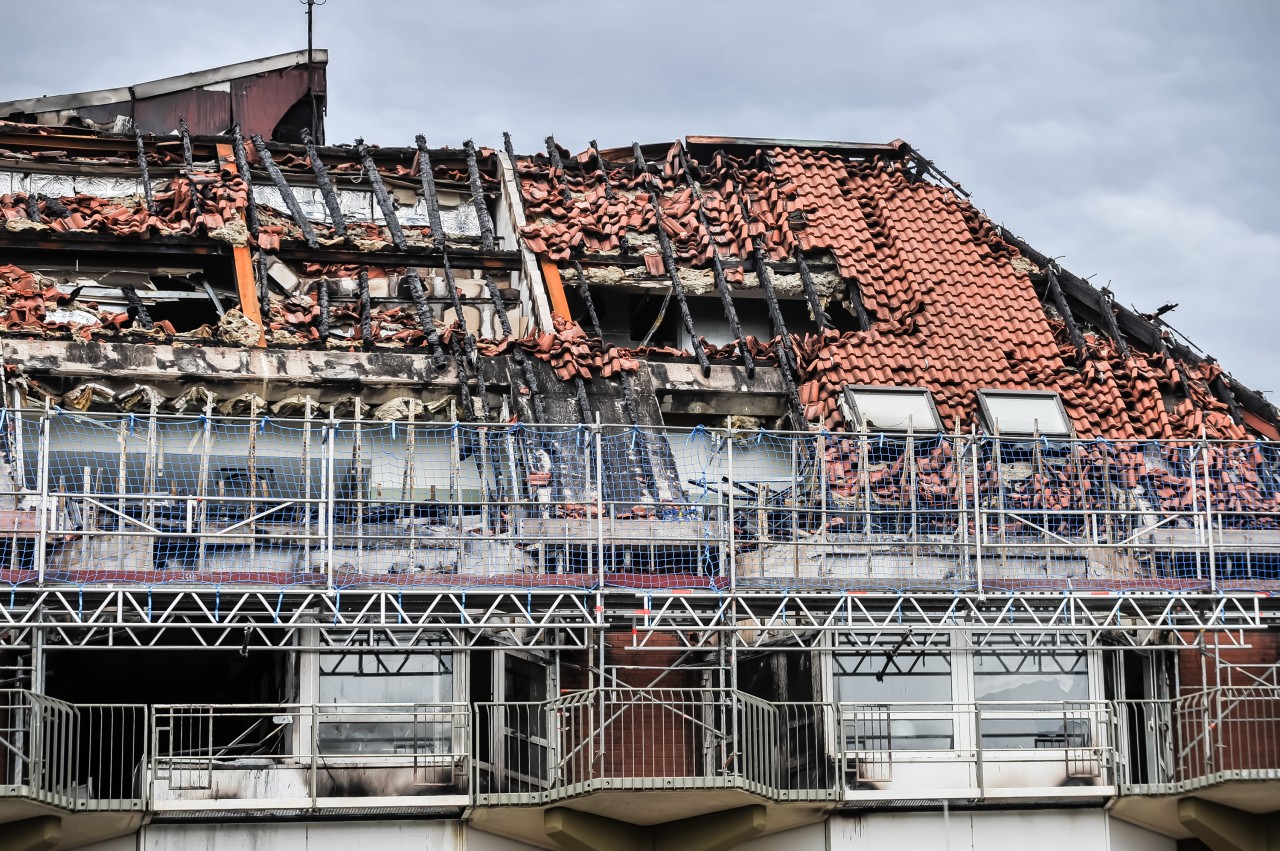 Brand in Bochum im Bergmannsheil. (ARchivbild)