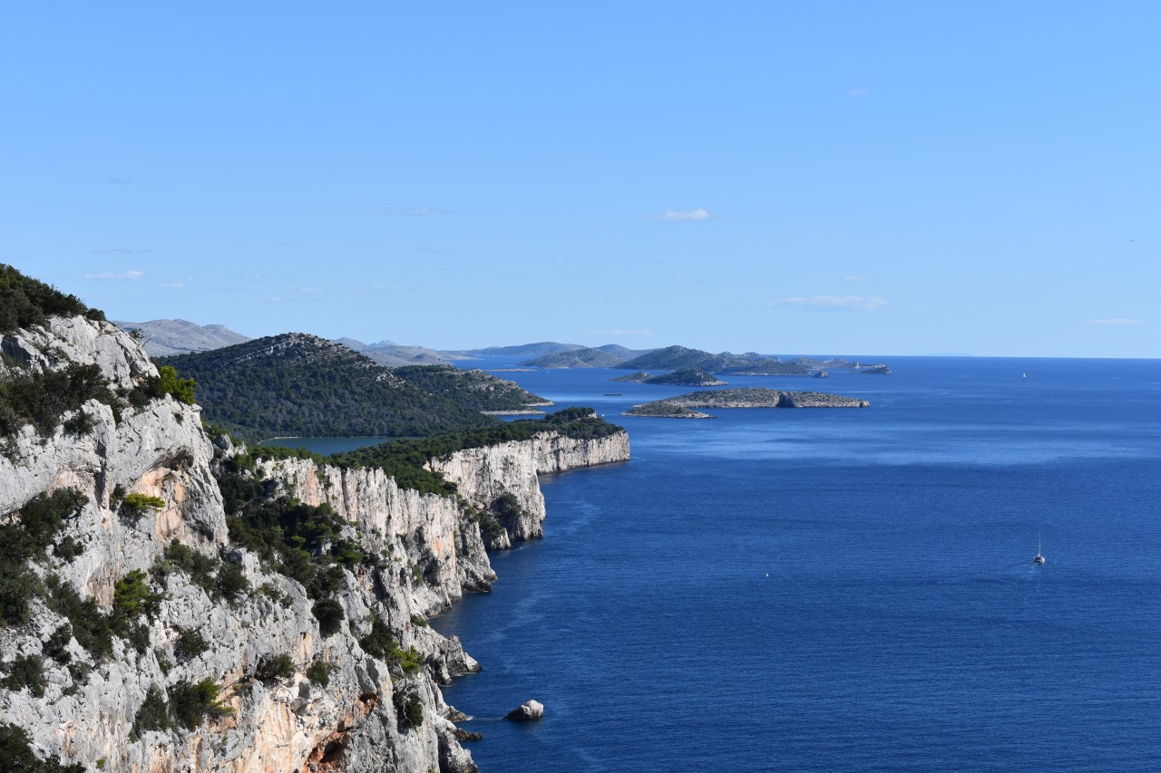 Klippen und Inseln im Naturpark Telašćica.