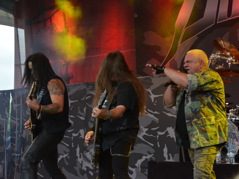 Udo Dirkschneider und Band im Amphitheater Gelsenkirchen. Dort fand wieder das Rock Hard Festival statt.