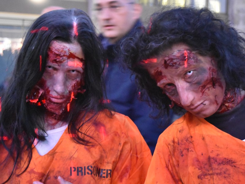 Zombie-Walk in Essen.