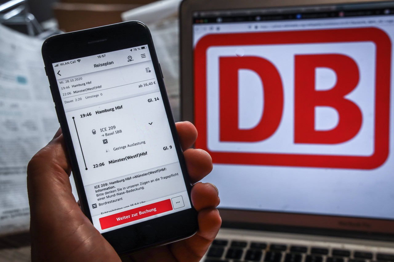 In der App der Deutschen Bahn lassen sich Zugfahrten bereits im Vorfeld planen. 