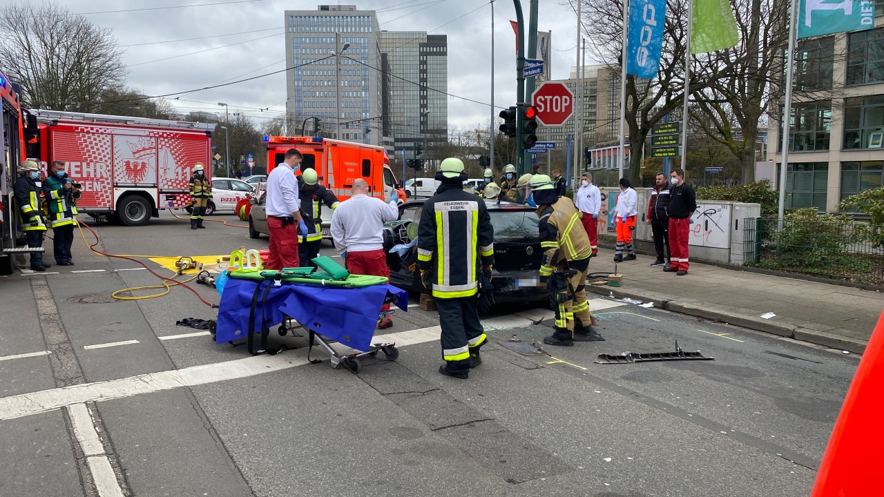 In Essen hat es am Donnerstag einen schweren Unfall gegeben.