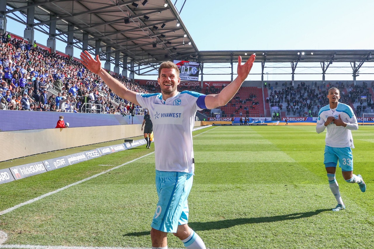 FC Schalke 04: Simon Terodde ist aktuell der beste Torschütze der 2. Liga. 
