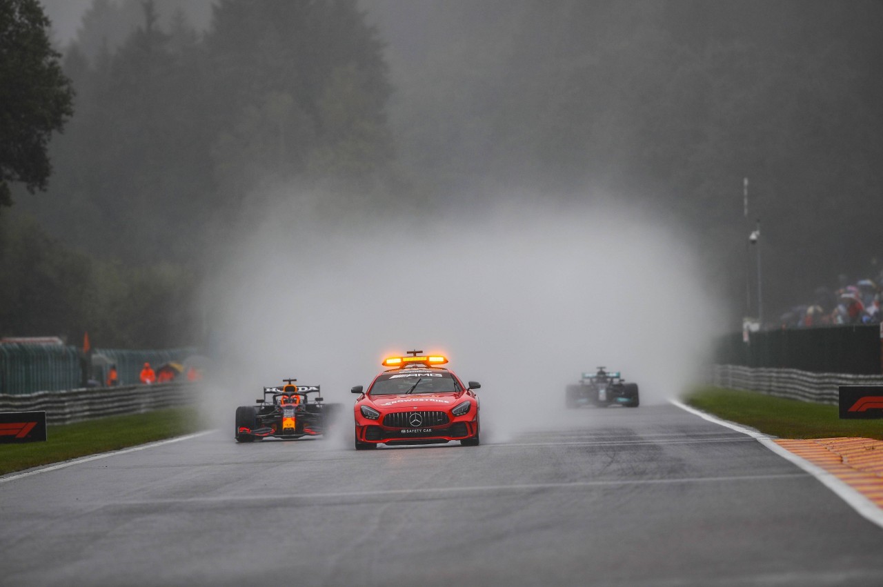 Der Regen ließ den Belgien-GP platzen.