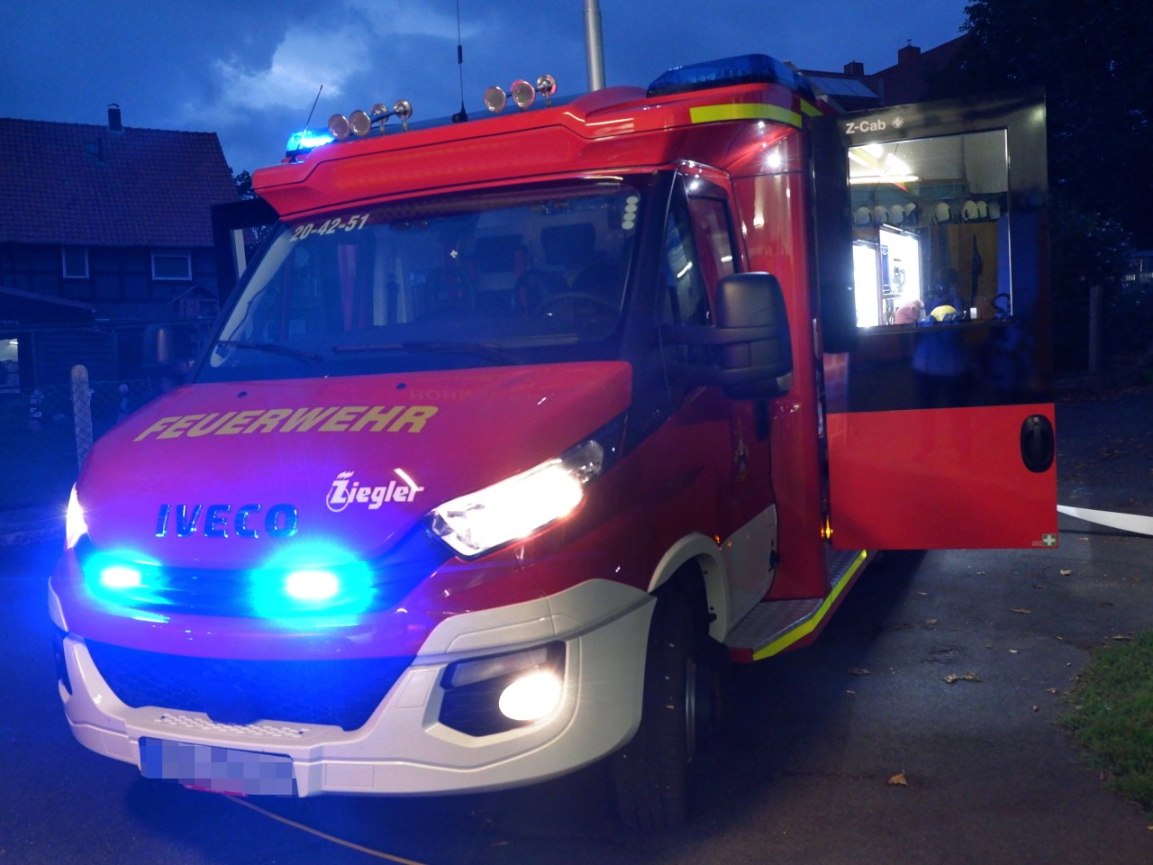 Die Feuerwehr von Gelsenkirchen musste bei einem Brand schnell ausrücken.