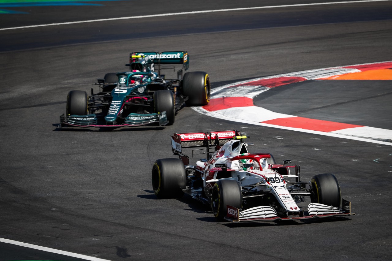 Giovinazzi beim Mexiko-Rennen.