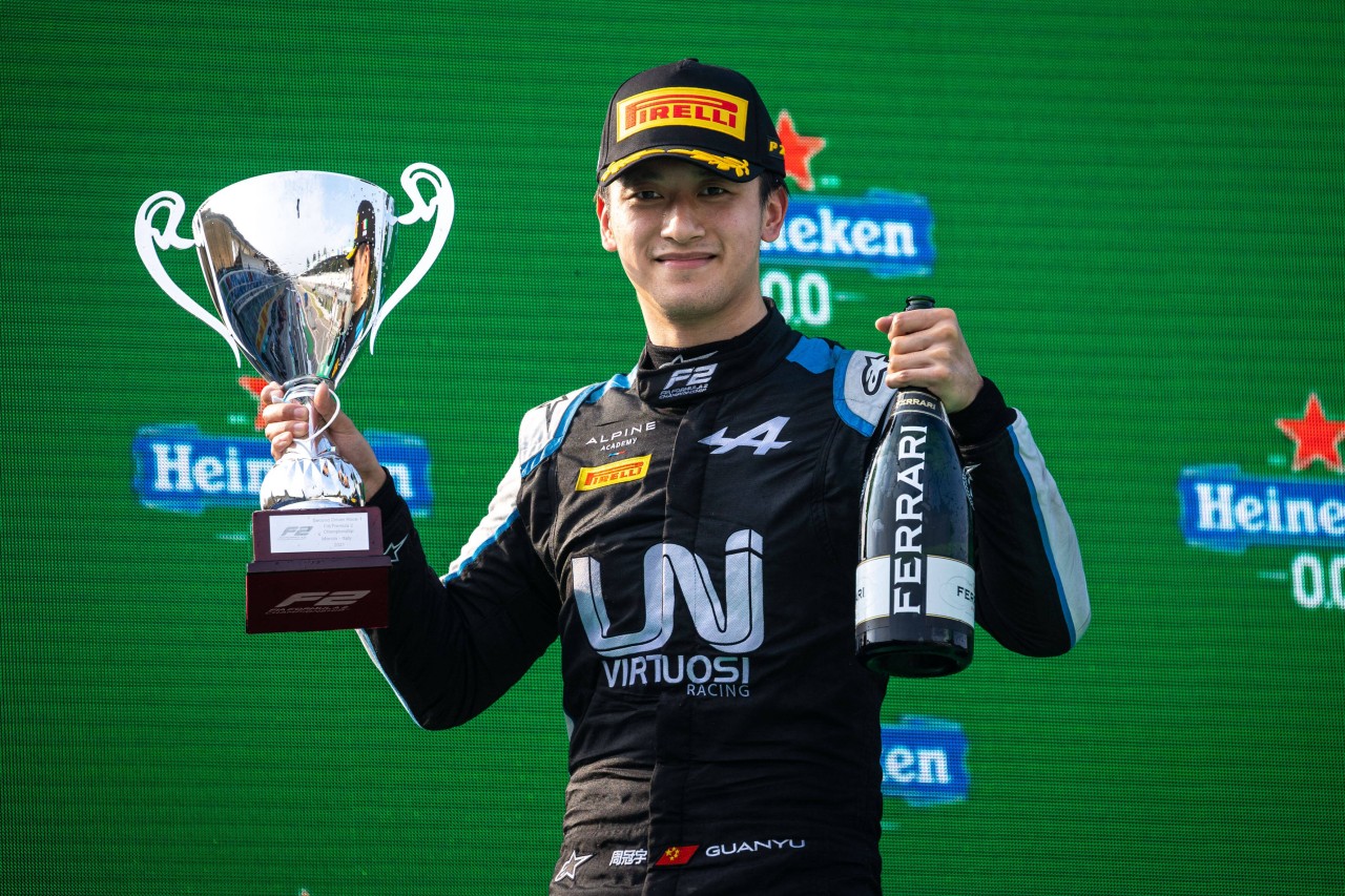 Guanyu Zhou steht vor einem Wechsel in die Formel 1.