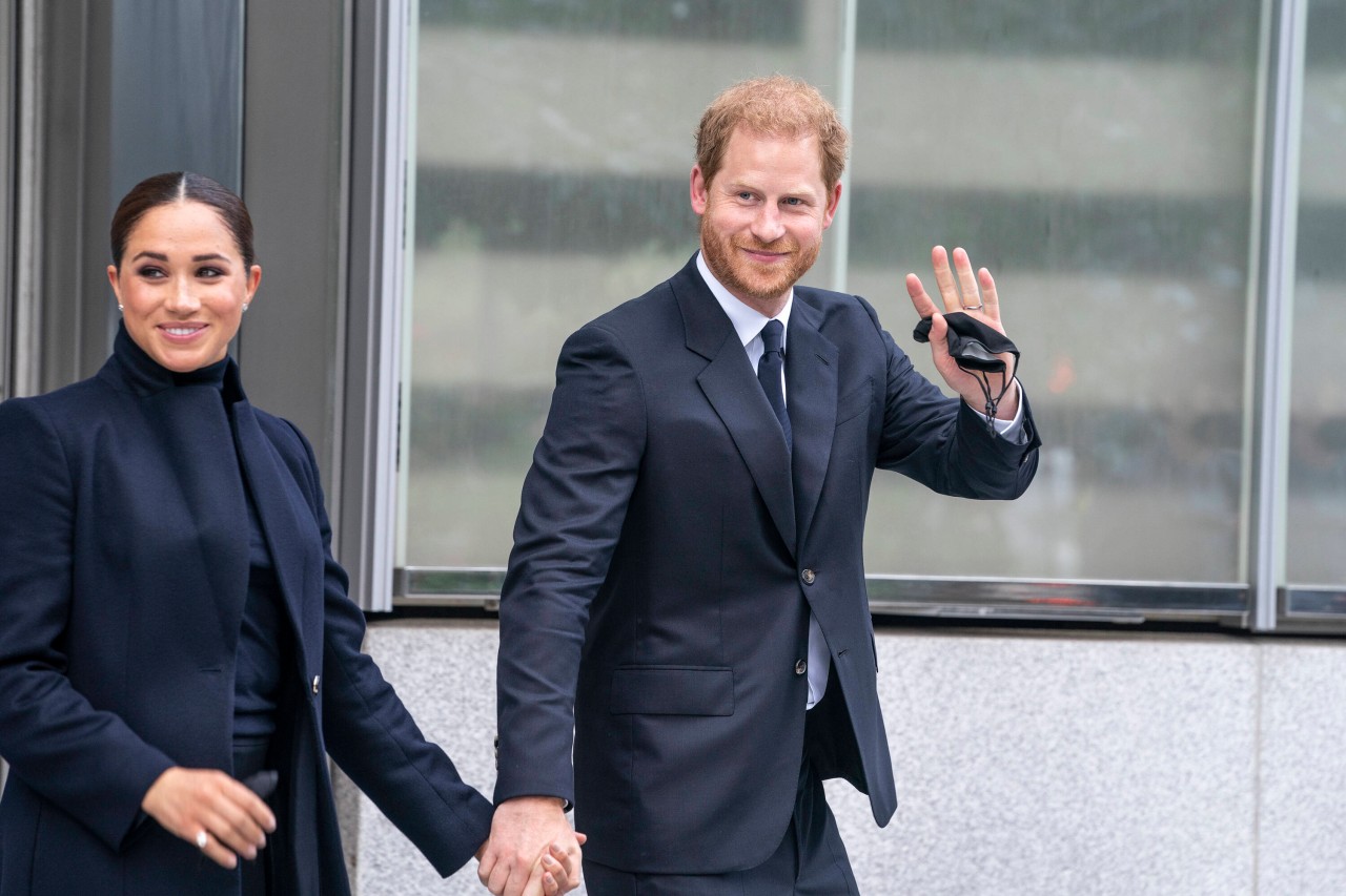 Prinz Harry und seine Frau Meghan Markle.