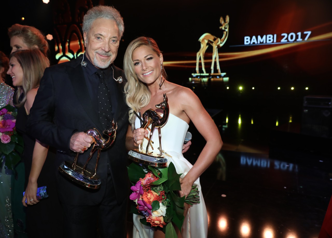 Tom JOnes ist von dem Talent Helene Fischers begeistert. 