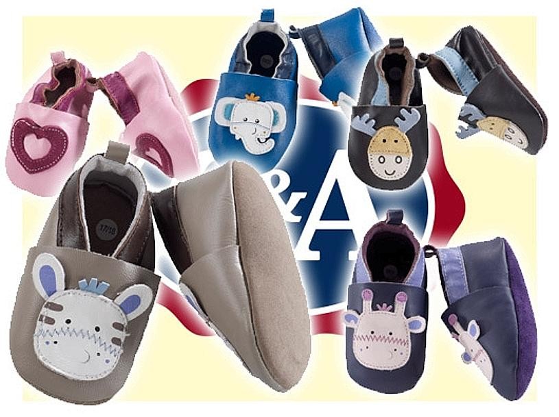 Werden zurückgerufen: Babykrabbelschuhe von C&A. (Foto: C&A/Kombo: WE)