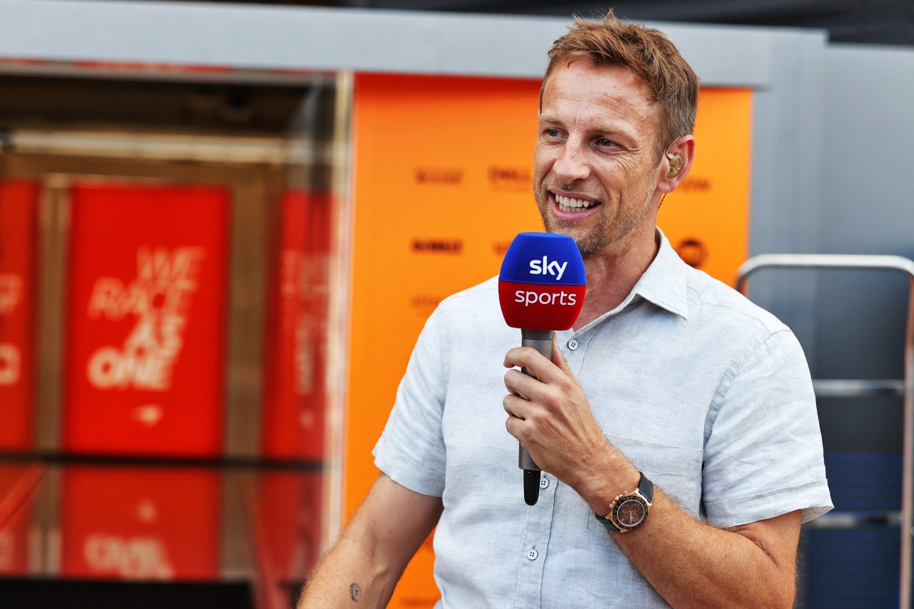 TV-Experte und Ex-Fahrer Jenson Button.