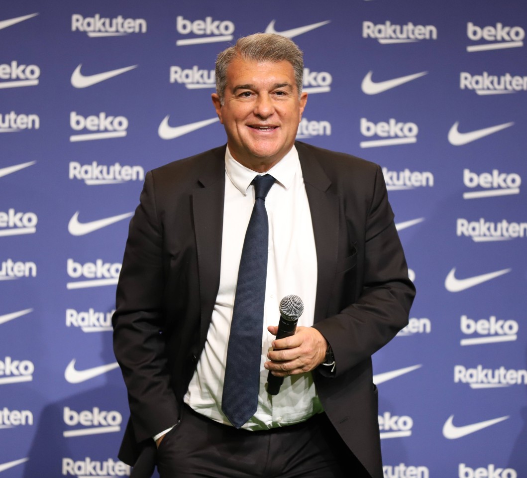 Prasident des FC Barcelona: Joan Laporta