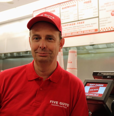 Jörg Gilcher, Deutschland-Chef von „Five Guys“.