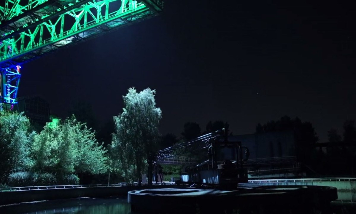 Der Landschaftspark Nord leuchtet für uns.