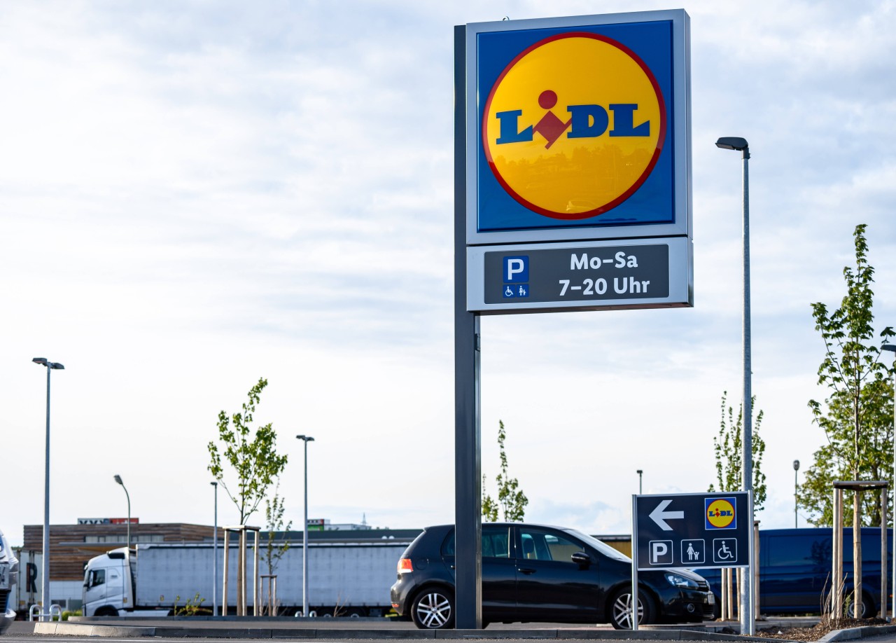 Das Logo des Discount-Riesen Lidl.