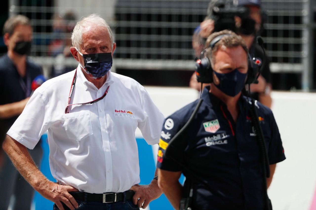 Weder Helmut Marko (l.) noch Christian Horner waren begeistert.