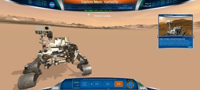 Mars Rover Landing - eine kurzweilige NASA-Simulation. 