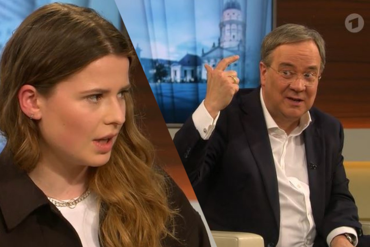 Klimaaktivistin Luisa Neubauer und CDU-Chef Armin Laschet zu Gast bei Anne Will. 