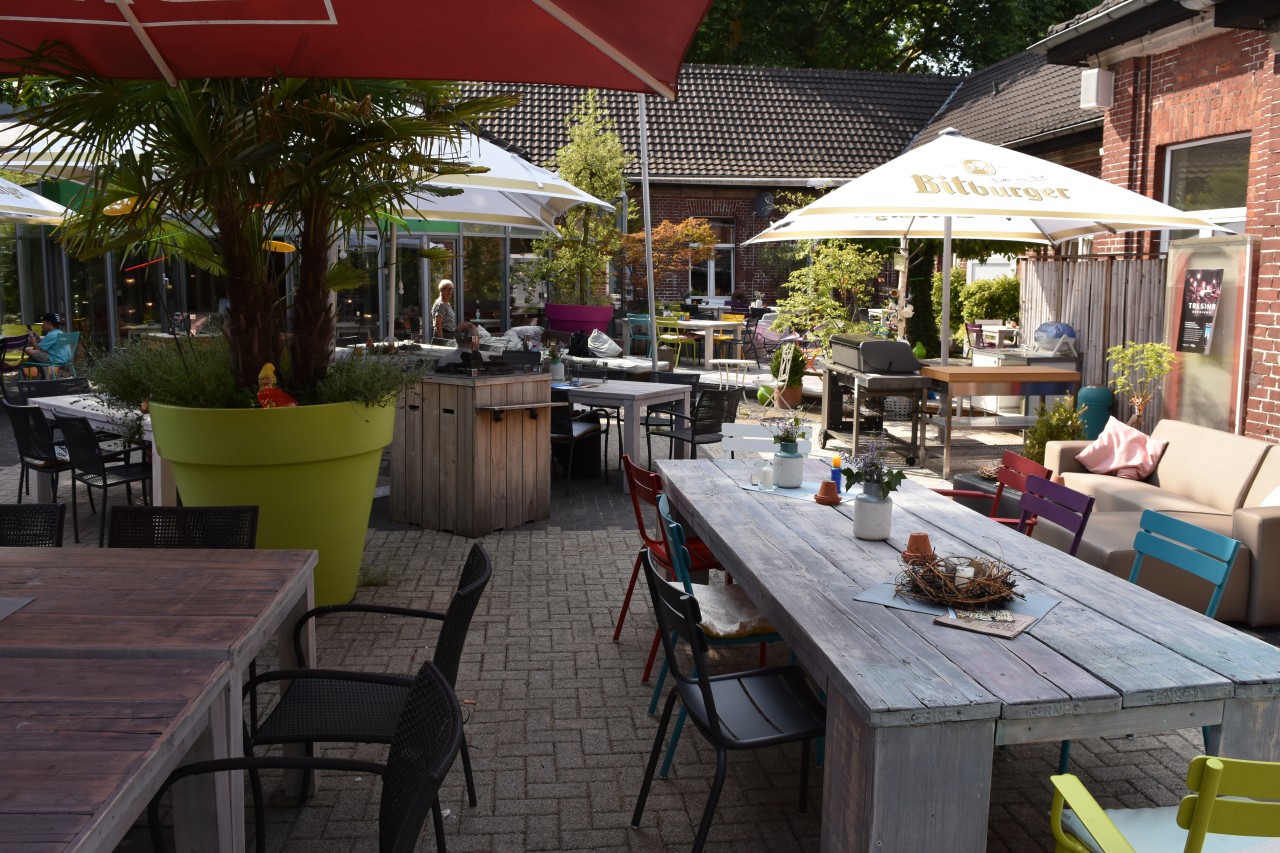 Der Biergarten steht für ein ganz besonderes Ambiente.