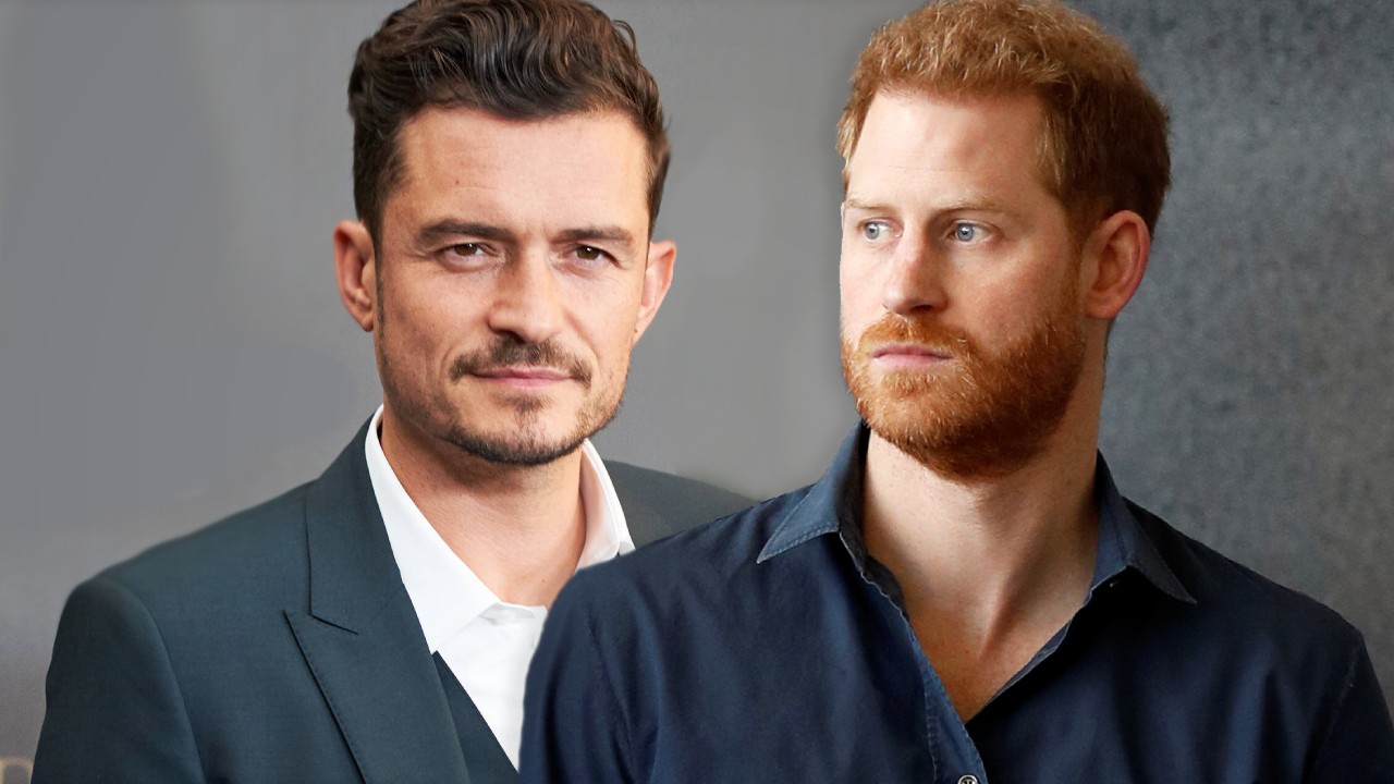 Schauspielstar Orlando Bloom schickte Prinz Harry eine alarmierende Nachricht.