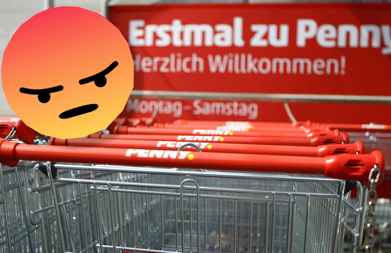 Unhaltbare Zustände vor einer Penny-Filiale? Eine Kundin empfindet es auf jeden Fall so. 