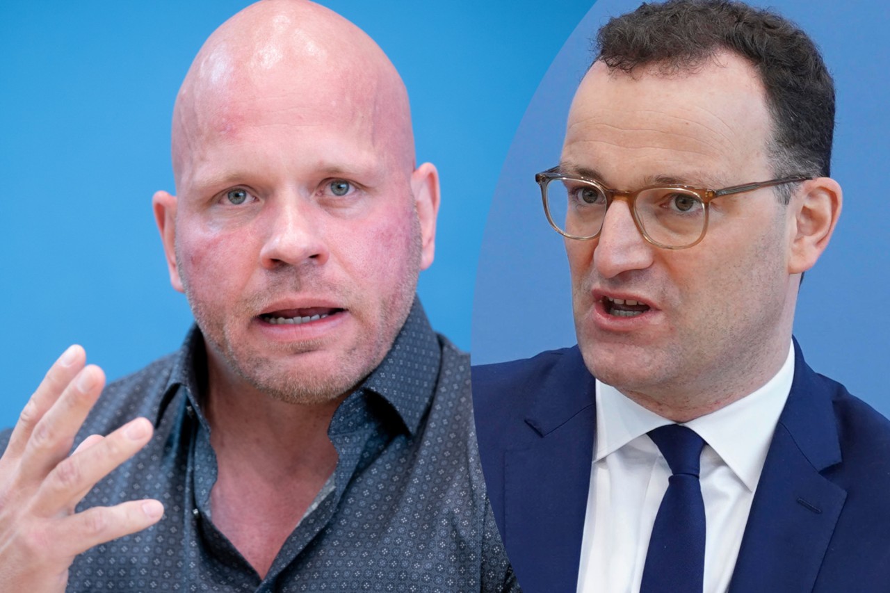 Intensivpfleger Ricardo Lange sprach vor der versammelten Hauptstadtpresse Klartext. Minister Jens Spahn reagierte verschnupft auf die Kritik.