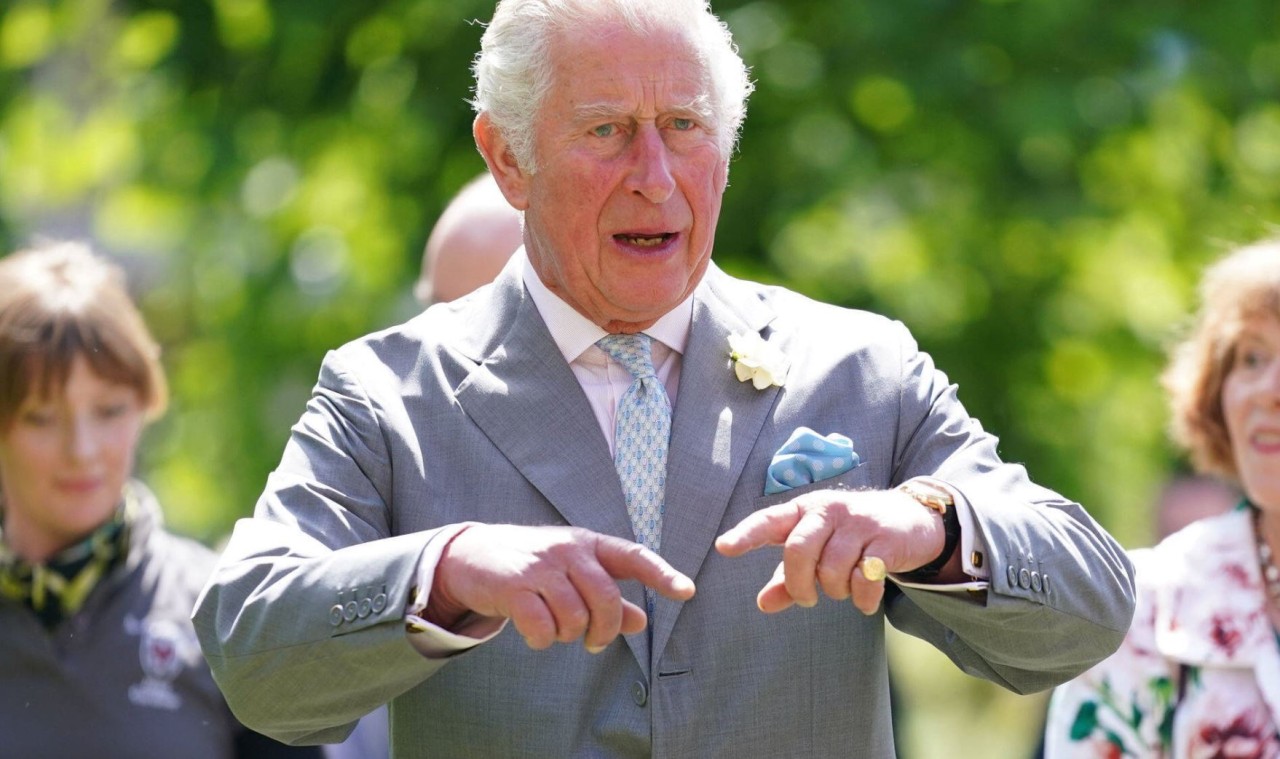 Prinz Charles beim Besuch in Oxford.